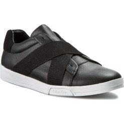 Derby męskie: Półbuty CALVIN KLEIN BLACK LABEL - Baku Tumbled Leather F0798 Blk Black