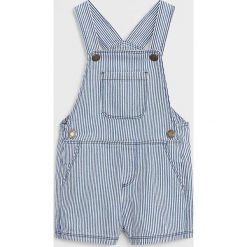 Mango Kids - Szorty dziecięce Grana 80-104 cm. Niebieskie spodenki chłopięce Mango Kids, bez wzorów, z elastanu, casualowe. W wyprzedaży za 55,90 zł.