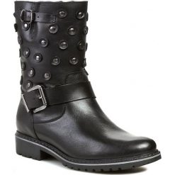 Botki damskie lity: Botki EKSBUT - 3149-155-1G Czarny Licowa
