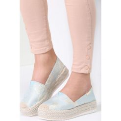 Espadryle damskie: Niebieskie Espadryle You Will Win