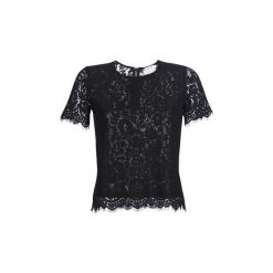 Bluzki Moony Mood KEMI. Czarne bluzki damskie marki Moony Mood, s, bez wzorów, bez kołnierzyka, bez rękawów. Za 129,00 zł.