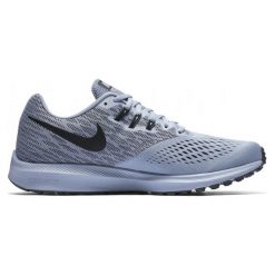 Buty sportowe męskie: Nike Buty Sportowe Air Zoom Winflo 4 Running Shoe Glacier Grey Black-Anthracite-White 42,5