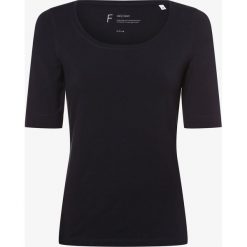 Opus - T-shirt damski – Daily F, niebieski. Niebieskie t-shirty damskie Opus, bez wzorów, klasyczne, z klasycznym kołnierzykiem. Za 79,95 zł.