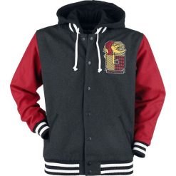 Kurtki męskie bomber: Harry Potter Gryffindor Kurtka ciemnoszary melanż/czerwony