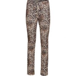 Legginsy w cętki leoparda bonprix brązowo-beżowy leo. Brązowe legginsy we wzory bonprix. Za 79,99 zł.