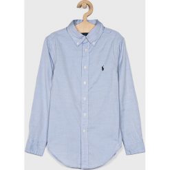 Polo Ralph Lauren - Koszula dziecięca 134-176 cm. Niebieskie koszule chłopięce z bawełny, casualowe, polo, długie. Za 279,90 zł.