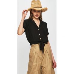 Tally Weijl - Top. Czarne bluzki damskie TALLY WEIJL, s, bez wzorów, z poliesteru, bez kołnierzyka. W wyprzedaży za 49,90 zł.