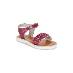 Sandały Dziecko Kickers BRADWAY. Różowe sandały dziewczęce marki Kickers. Za 146,30 zł.