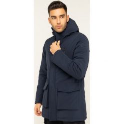 Kurtka zimowa Champion Hooded 213551-BS501. Niebieskie kurtki męskie Champion, na zimę, m, bez wzorów, z elastanu, bez kaptura. W wyprzedaży za 529,00 zł.