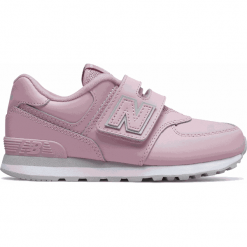 New Balance YV574ERP. Różowe buciki niemowlęce New Balance, z materiału, bez zapięcia. Za 249,99 zł.