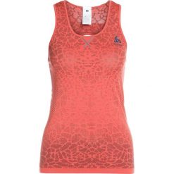 Bluzki, topy, tuniki: ODLO CREW NECK SINGLET BLACKCOMB Top dubarry/fiery coral