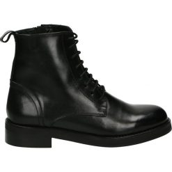 Botki - S1109 VIT BLA. Brązowe botki damskie skórzane marki Venezia. Za 289,00 zł.