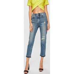 Scotch & Soda - Jeansy High Five. Niebieskie jeansy damskie Scotch & Soda, z podwyższonym stanem. W wyprzedaży za 379,90 zł.