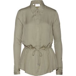Wdzianko koszulowe bonprix khaki. Zielone żakiety damskie bonprix, bez wzorów. Za 49,99 zł.