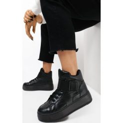 Czarne Sneakersy Lubna. Czarne sneakersy damskie Born2be. W wyprzedaży za 79,99 zł.