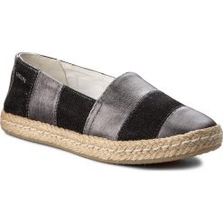 Espadryle GEOX - D Modesty B D6229B 047LG C9999 Black. Czarne espadryle damskie Geox, z materiału, na płaskiej podeszwie. W wyprzedaży za 239,00 zł.