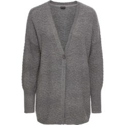 Swetry oversize damskie: Sweter bez zapięcia "oversize" bonprix szary melanż