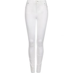 Guess Spodnie "Skinny High". Jeansy damskie Guess, z aplikacjami, z jeansu. Za 269,00 zł.