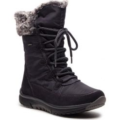 Śniegowce GABOR - 96.938.46 Nightblue. Niebieskie buty zimowe damskie marki Gabor, z materiału, na niskim obcasie. W wyprzedaży za 469,00 zł.