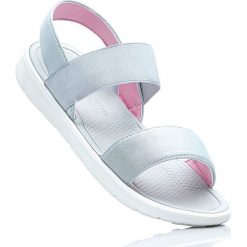 Sandały bonprix szary. Szare sandały damskie marki bonprix, w paski. Za 37,99 zł.