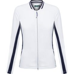 Bluza CHERVO PEGGY Biały. Białe bluzy sportowe damskie Chervo, z aplikacjami, z dzianiny, bez rękawów, bez kaptura. W wyprzedaży za 490,00 zł.