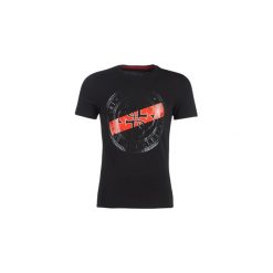 T-shirty z krótkim rękawem Guess CUT STAMP. Czarne t-shirty męskie Guess, m, z aplikacjami, bez kołnierzyka, krótkie. Za 129,00 zł.