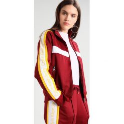 Calvin Klein Jeans STAND COLLAR TRACK Bluza rozpinana cabernet. Czerwone bluzy rozpinane damskie Calvin Klein Jeans, l, z bawełny. W wyprzedaży za 356,30 zł.