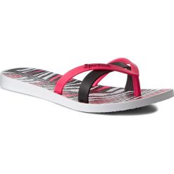 Klapki damskie: Japonki IPANEMA – Kirei Silk II Fem 82065 White/Black 22375
