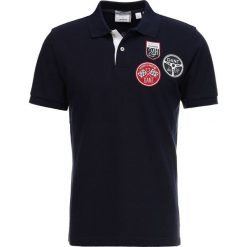 GANT TRIPLE BADGE RUGGER Koszulka polo evening blue. Niebieskie koszulki męskie GANT, xxl, bez wzorów, z bawełny, polo, bez rękawów. Za 549,00 zł.