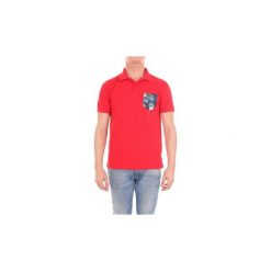 Koszulki polo z krótkim rękawem Sun68 A18127. Czerwone koszulki męskie SUN68, m, bez wzorów, z krótkim rękawem. Za 230,60 zł.
