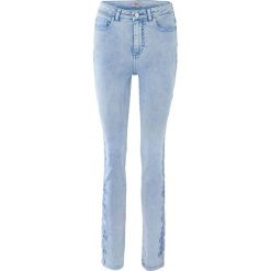 Dżinsy - Slim fit - w kolorze błękitnym. Niebieskie jeansy damskie Heine, z podwyższonym stanem. W wyprzedaży za 169,95 zł.