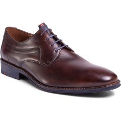 Półbuty LLOYD - Gasal 10-043-33 Cioccolato/Ocean. Pomarańczowe buty wizytowe męskie Lloyd, bez wzorów, ze skóry, eleganckie, bez zapięcia. Za 549,00 zł.