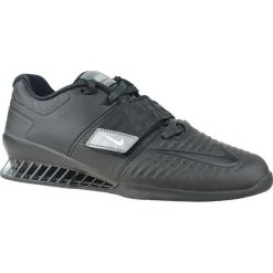 Nike Romaleos 3 XD AO7987-001 buty treningowe męskie czarne 45,5. Czarne buty sportowe męskie Nike, ze skóry, z paskami, na fitness i siłownię. W wyprzedaży za 749,99 zł.