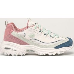 Skechers - Buty. Białe buty sportowe damskie Skechers, z gumy. Za 299,90 zł.