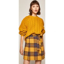 Medicine - Sweter Basic. Zielone swetry damskie MEDICINE, s, bez wzorów, z bawełny, bez rękawów, bez kaptura. W wyprzedaży za 69,90 zł.