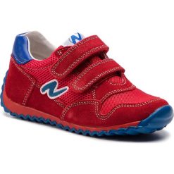 Sneakersy NATURINO - Sammy 0012013360.01.1H02 S Rosso/Azzurro. Czerwone trampki chłopięce marki Naturino, bez wzorów, ze skóry, na rzepy. Za 349,00 zł.