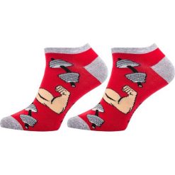 Freak Feet Stopki męskie Paker SPAK-RED. Czerwone skarpetki męskie Freak Feet, bez wzorów. Za 15,00 zł.