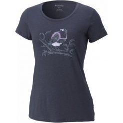 Columbia T-Shirt Damski Birdy Buddy Short Sleeve Tee India Ink, L. Szare bluzki sportowe damskie marki Columbia, l, z krótkim rękawem. W wyprzedaży za 85,00 zł.
