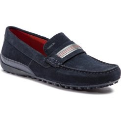 Mokasyny GEOX - U Snake Moc C U9207C 02243 C4002 Navy. Niebieskie mokasyny męskie Geox, ze skóry, klasyczne. W wyprzedaży za 299,00 zł.