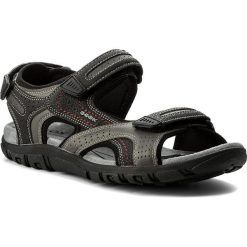 Sandały GEOX - U S.Strada D U8224D 0BC50 C0043 Grey/Black. Szare sandały męskie skórzane Geox. W wyprzedaży za 199,00 zł.