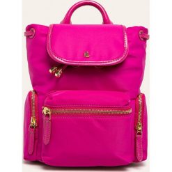 Lauren Ralph Lauren - Plecak. Różowe plecaki damskie Lauren Ralph Lauren, bez wzorów, ze skóry. W wyprzedaży za 599,90 zł.