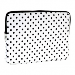 Torby na laptopa: Baga 15" - 15.6'' czarne groszki