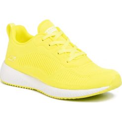 Buty SKECHERS - Bobs 33162 Nyel Yellow. Żółte buty sportowe damskie Skechers, bez wzorów, z tworzywa sztucznego, sportowe, na fitness i siłownię. Za 229,99 zł.