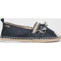 Big Star - Espadryle. Niebieskie espadryle damskie BIG STAR, bez wzorów, z materiału, bez obcasa, na obcasie. W wyprzedaży za 79,90 zł.