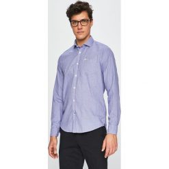 Pepe Jeans - Koszula Frank. Fioletowe koszule męskie Pepe Jeans, s, bez wzorów, z bawełny, casualowe, z włoskim kołnierzykiem, z długim rękawem. Za 319,90 zł.