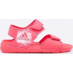 Adidas Performance - Sandały dziecięce. Różowe sandały dziewczęce adidas Performance, z materiału, bez zapięcia. W wyprzedaży za 89,90 zł.