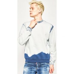Bluza MSGM 2840MM166 207089. Niebieskie bluzy męskie MSGM, m, bez wzorów, bez kołnierzyka, bez rękawów, bez kaptura. W wyprzedaży za 629,00 zł.