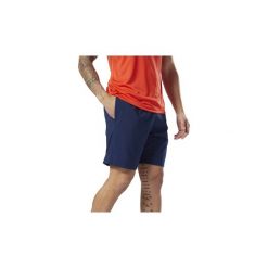 Szorty i Bermudy Reebok Sport Spodenki Elements Woven. Niebieskie spodenki sportowe męskie marki Reebok Sport, sportowe. Za 79,95 zł.