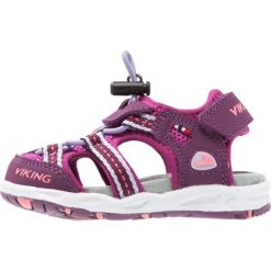 Viking THRILL Sandały trekkingowe plum/dark pink. Czerwone sandały chłopięce marki Viking, z materiału. W wyprzedaży za 148,85 zł.