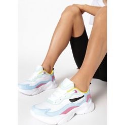 Biało-Niebieskie Sneakersy Morelinai. Białe sneakersy damskie Born2be. W wyprzedaży za 79,99 zł.
